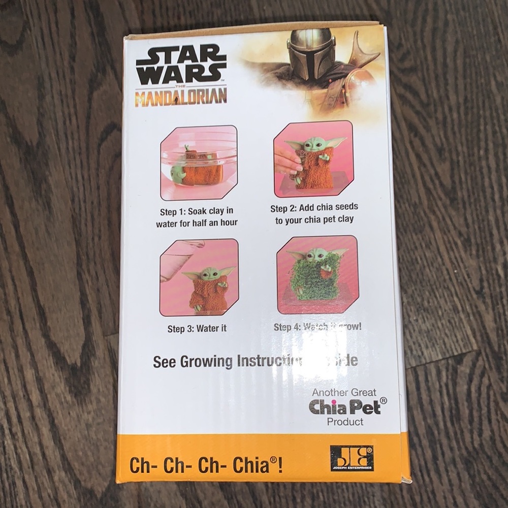 New in Box - Baby Yoda Chia Pet (The Mandalorian) Fun Gift ๐ - Picture 3 of 4